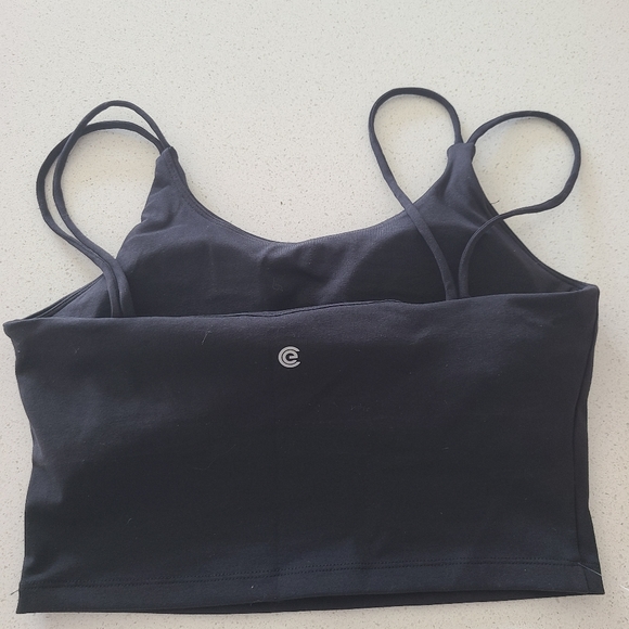 🍉 NWT Celer Black Sports Bra Crop Top Large - Picture 6 of 6